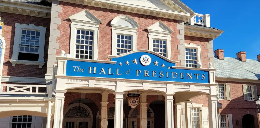 Hall of Presidents Closing for Trump Update in January 2025 2