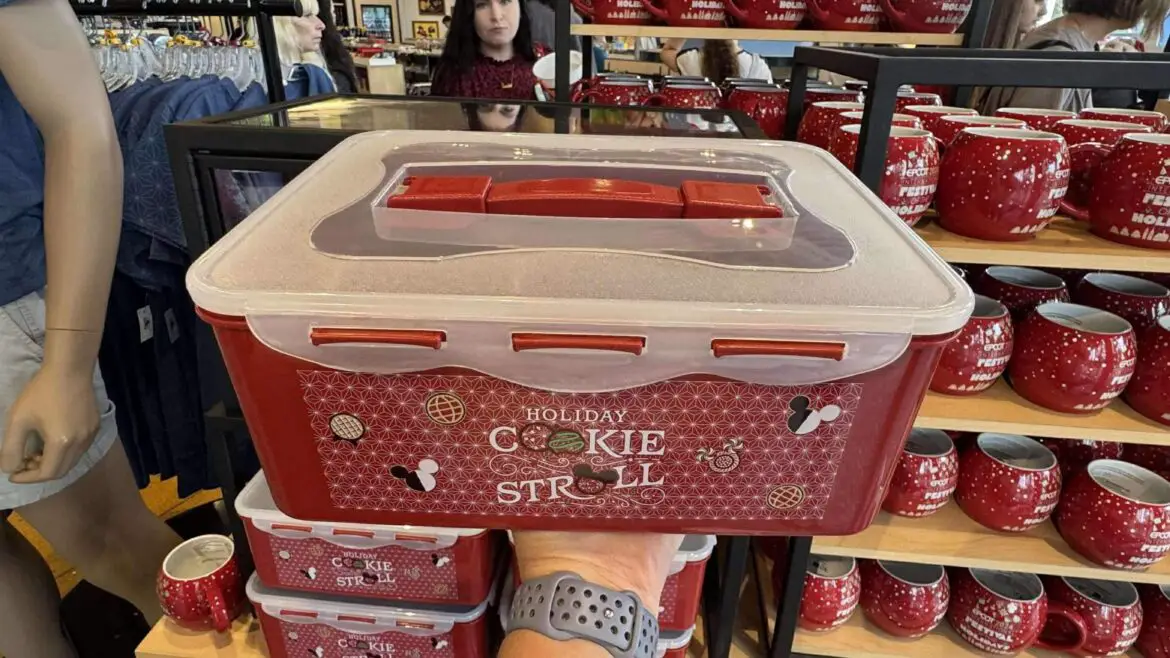 Epcot Holiday Cookie Stroll Storage Box: A Sweet Souvenir