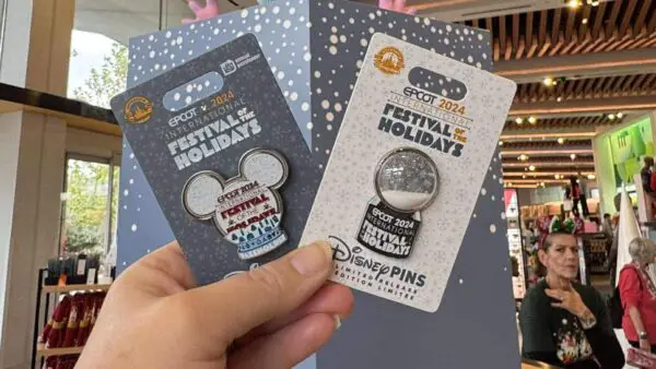 Epcot Festival of the Holidays Pin Collection