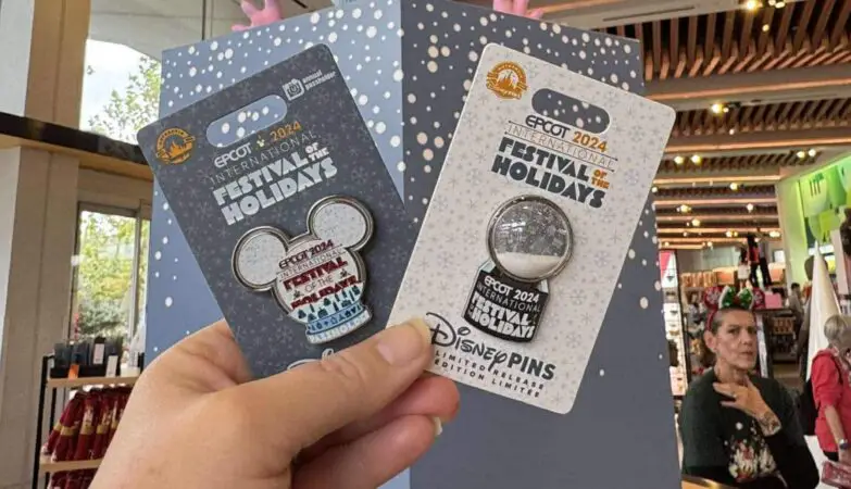 Epcot Festival of the Holidays Pin Collection