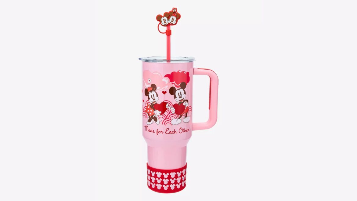 Minnie & Mickey Valentine’s Day Tumbler: A Love-Filled Sip