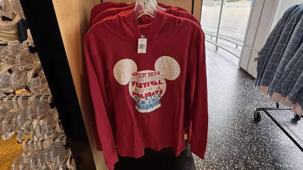 Have A Magical Winter With The Limited Edition Epcot Passholder Holiday Hoodie!