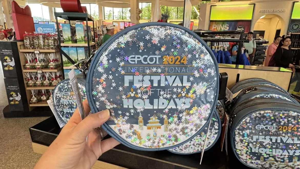 Tis the Season for Sparkle By Unwrapping the Magical Epcot Festival of the Holidays Lug Bag