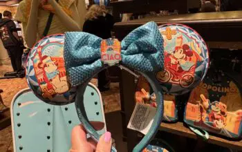 Mickey and Minnie Italy Pavilion Ear Headband