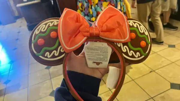 Minnie Mouse Gingerbread Ear Headband