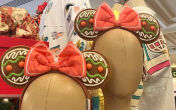 Minnie Mouse Gingerbread Ear Headband