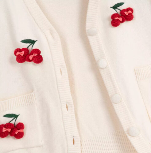 Minnie Mouse Icon Cherries Cardigan