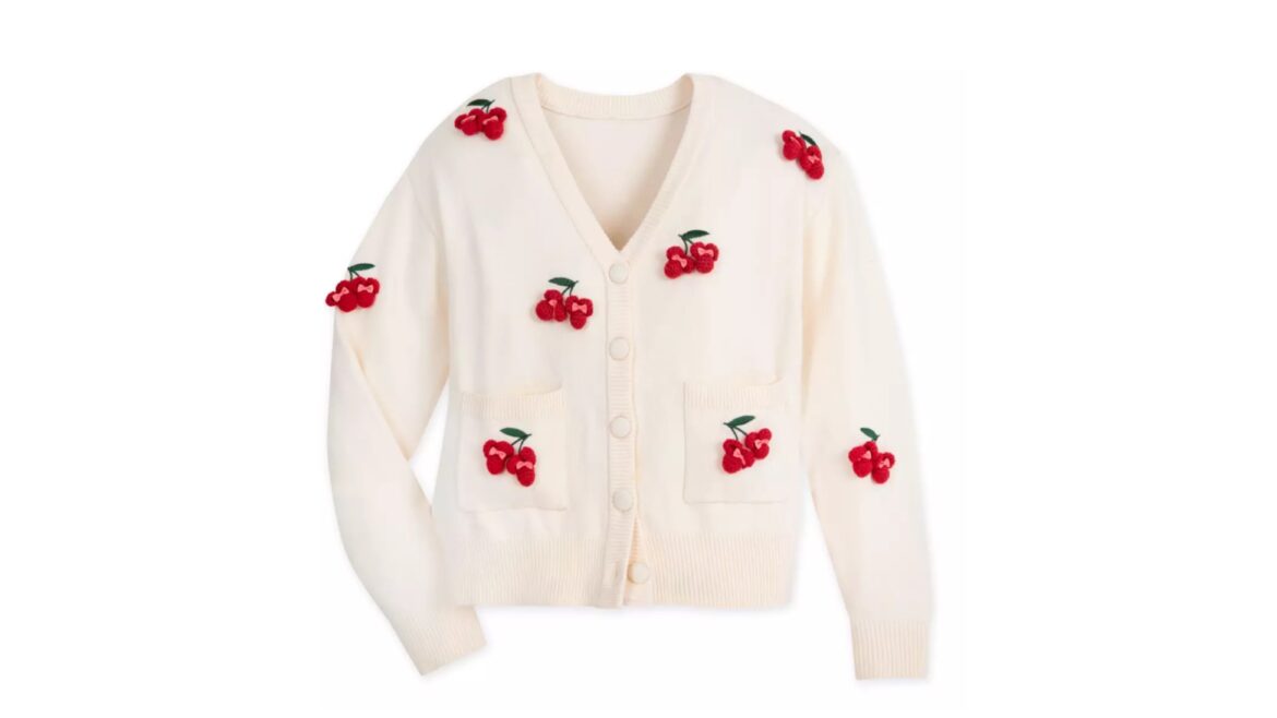 A Berry Cute Minnie Mouse Icon Cherries Cardigan by Her Universe