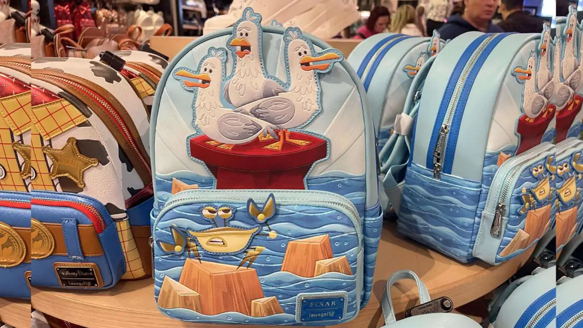 Dive into Laughter with the Finding Nemo Seagulls Mine Mine Mine Mini Backpack!