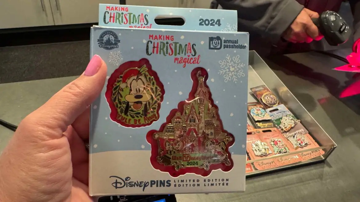 Deck the Halls with Disney Pins: New Passholder Exclusive Making Christmas Magical Pin Set