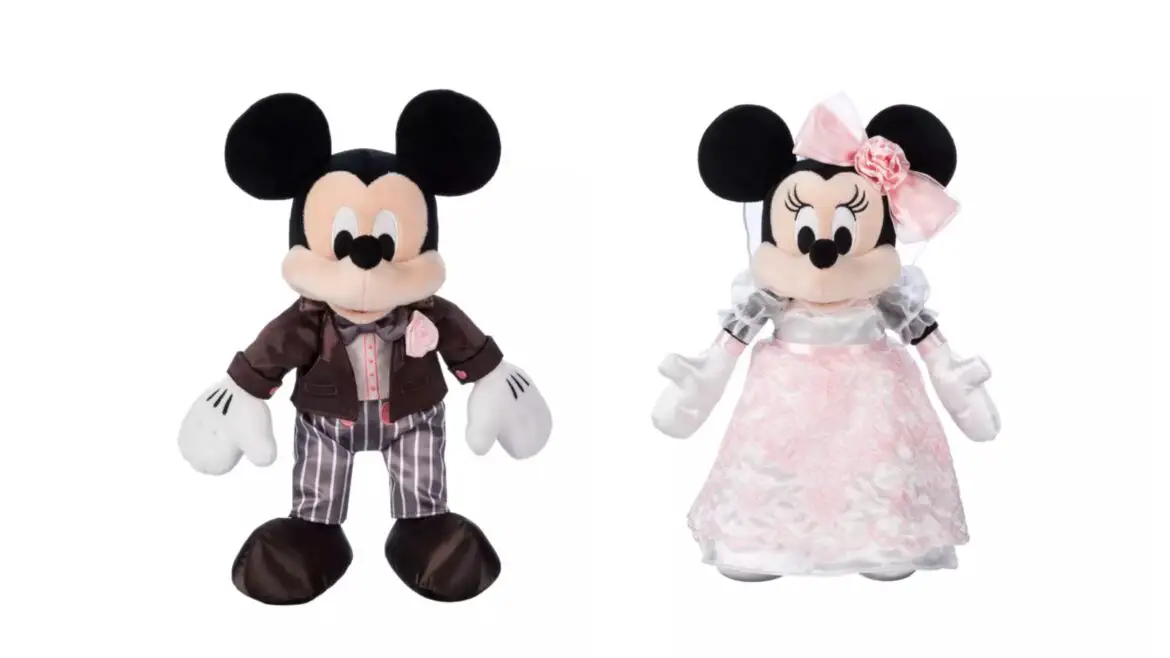 Celebrate Love with Mickey and Minnie Wedding Plush