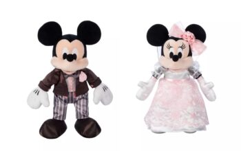 Mickey and Minnie Wedding Plush