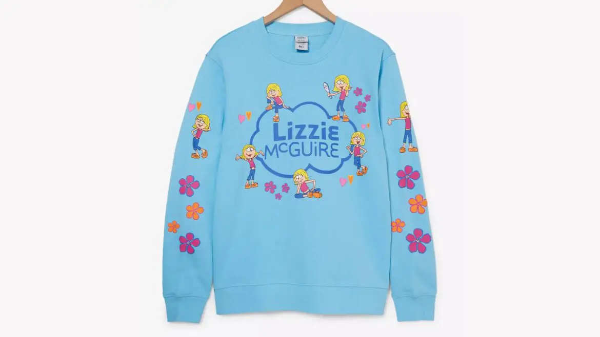 Rock This Retro Floral Lizzie McGuire Crewneck and Embrace Your Inner 00s Girl Power!