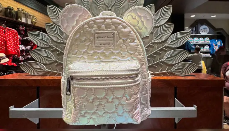 Mickey Mouse Icon Quilted Iridescent Loungefly Mini Backpack