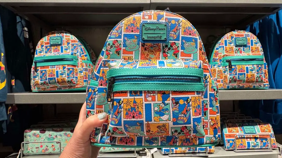 Step into a world of Disney magic with the enchanting Mickey and Friends Play in the Park Loungefly Backpack!