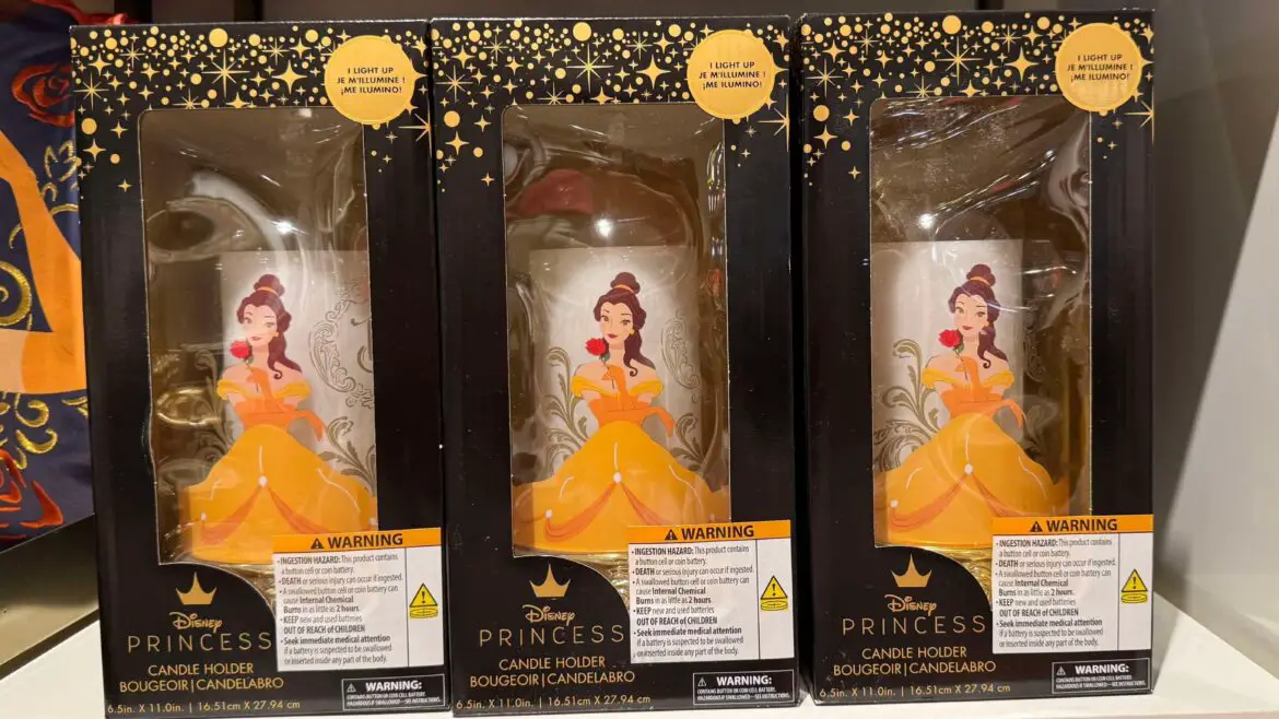 Enchanting Belle Light-Up Bell Jar Candle Set Brings Beauty and the Beast Magic Home