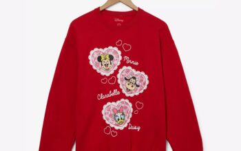 Minnie Mouse and Friends Hearts Crewneck