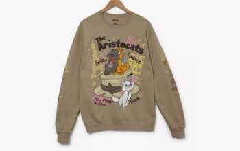 The Aristocats Kittens Doodle Crewneck