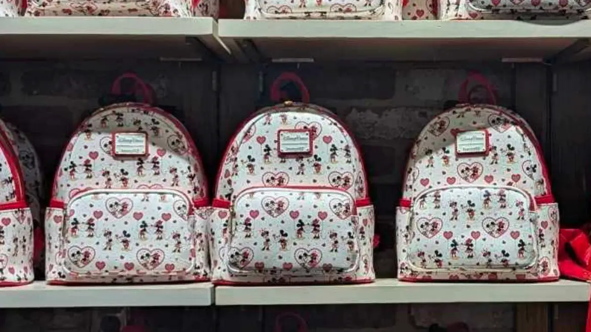 Carry Love Everywhere With The New Mickey and Minnie Valentine’s Day Loungefly Mini Backpack!