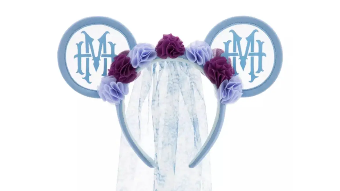 Haunting Elegance: The Haunted Mansion Bride Veil Ear Headband