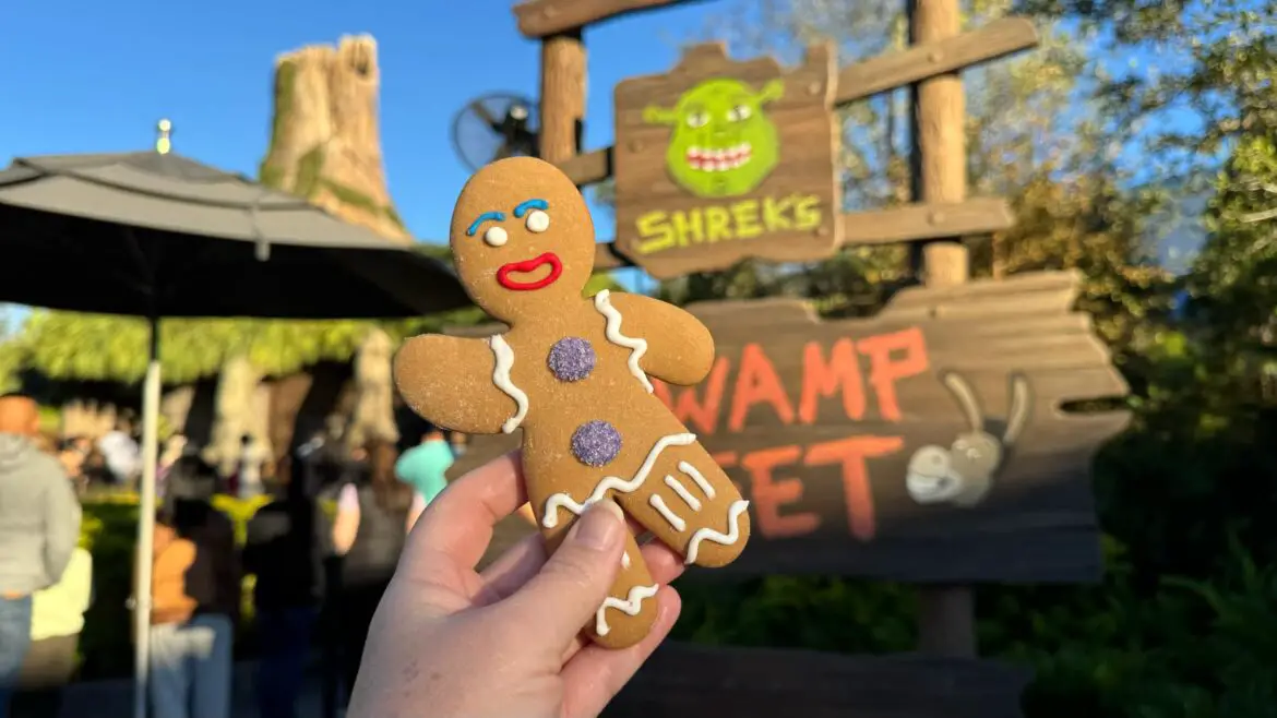 Shrek Gingerbread Man Cookie Available at Universal Orlando