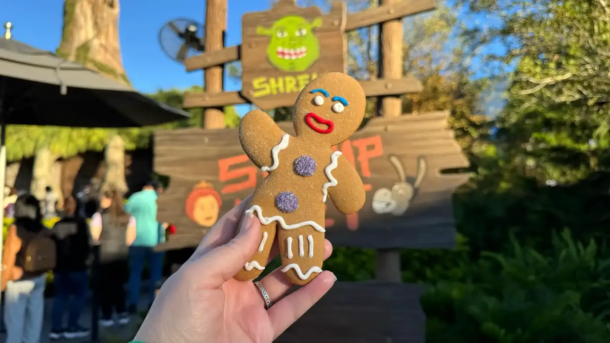 Shrek Gingerbread Man Cookie Available at Universal Orlando 2