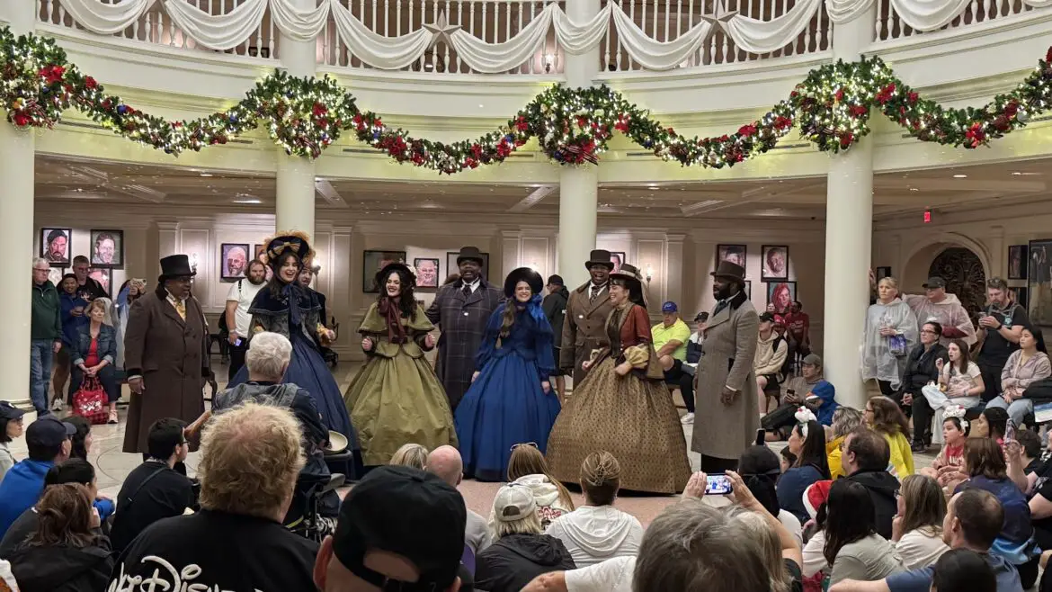 Voices of Liberty Return as Dickens Carolers for 2024 EPCOT Festival of the Holidays