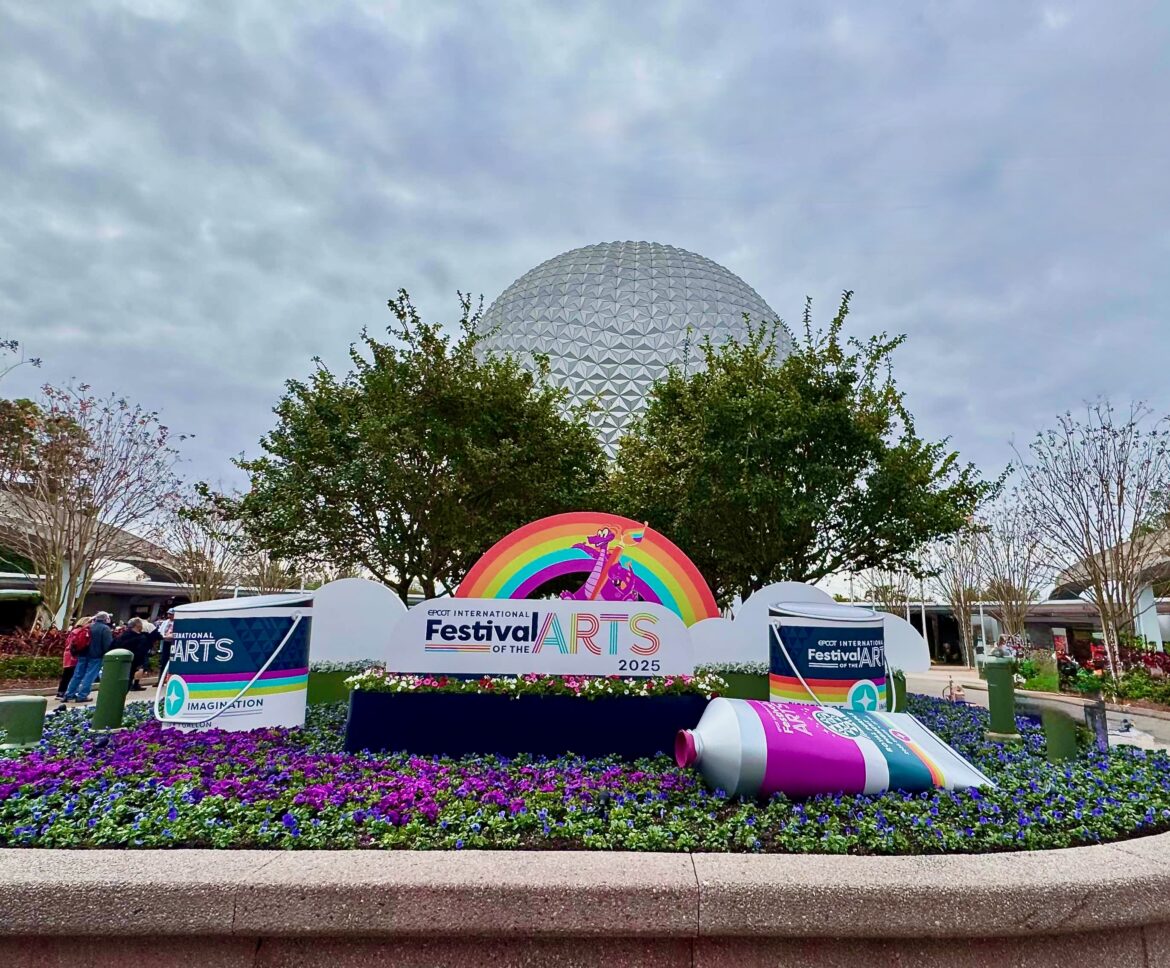 First Look at 2025 EPCOT International Festival of the Arts Decorations