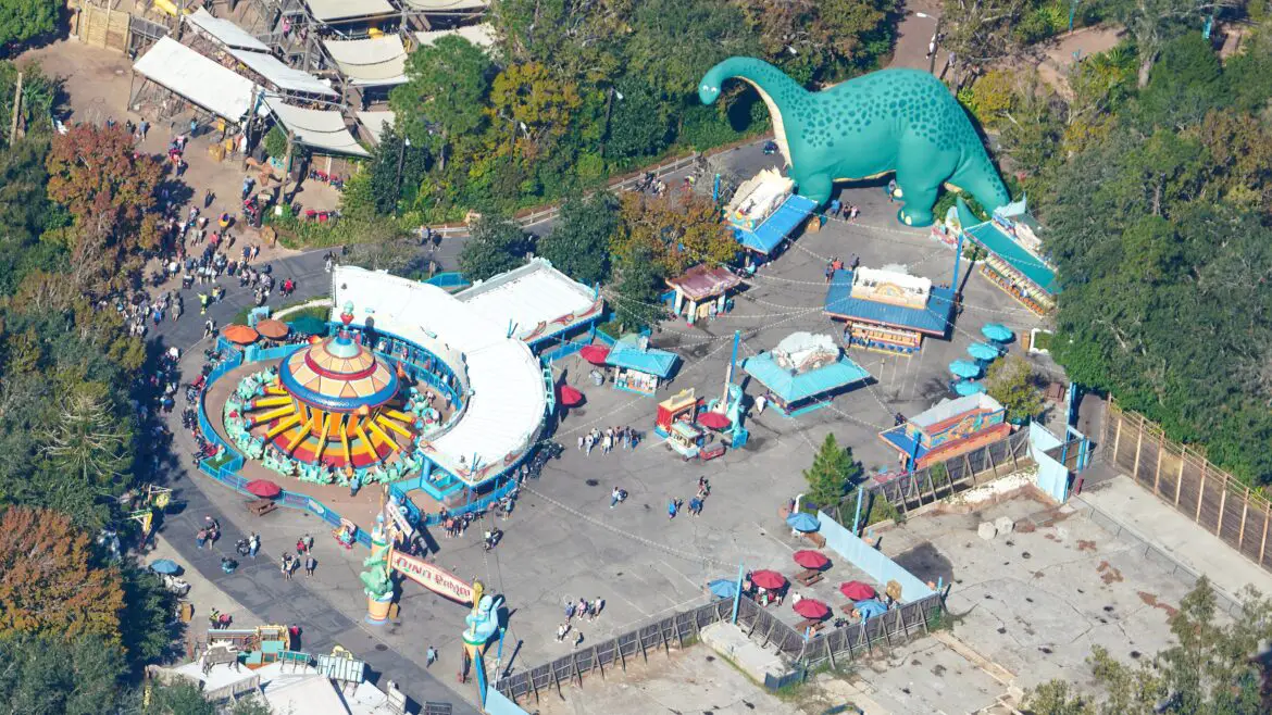 Aerial Photos of DinoLand USA Ahead of Closure