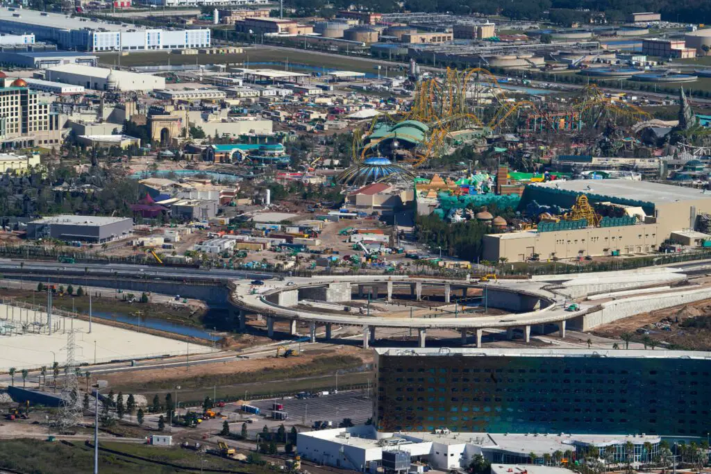 Aerial Photos of Epic Universe Construction for January 2025 1