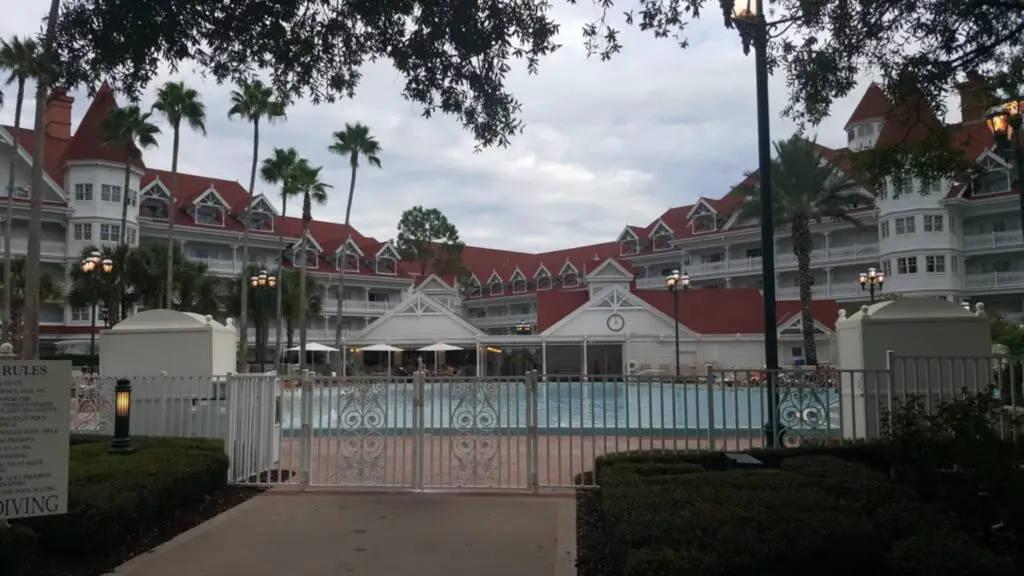 Courtyard Pool at Disney’s Grand Floridian Resort Closing this Month for Refurbishment 1