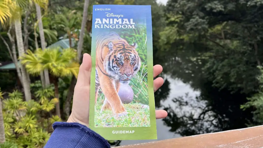 Dinoland Removed from Physical and Digital Animal Kingdom Park Map cover