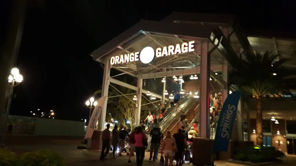 Disney Springs Begins Refurbishment on Orange Garage 1