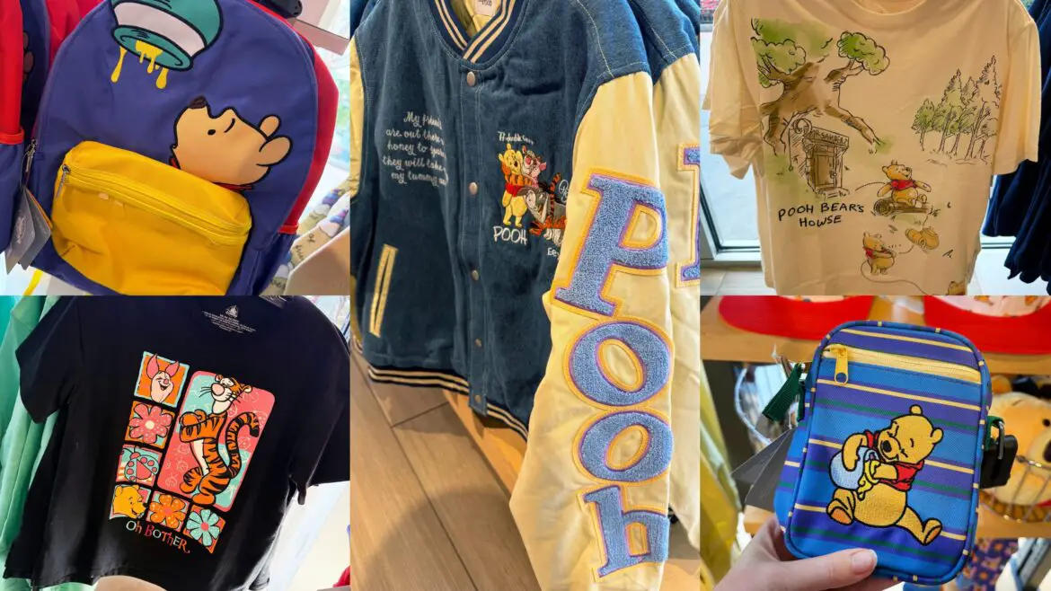 A Look at the Charming New Winnie the Pooh Merchandise Collection Now Available at Disney World