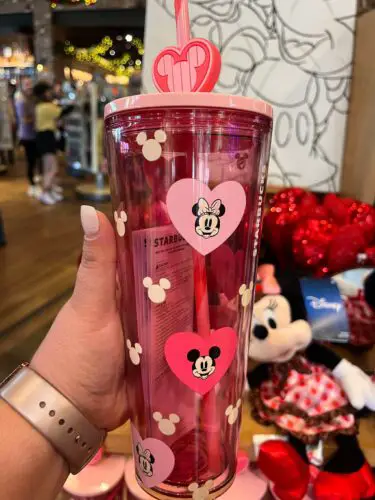 Mickey and Minnie Valentine's Day Starbucks Tumbler