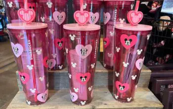 Mickey and Minnie Valentine's Day Starbucks Tumbler