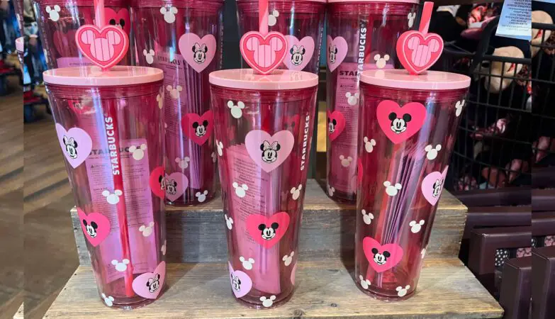 Mickey and Minnie Valentine's Day Starbucks Tumbler