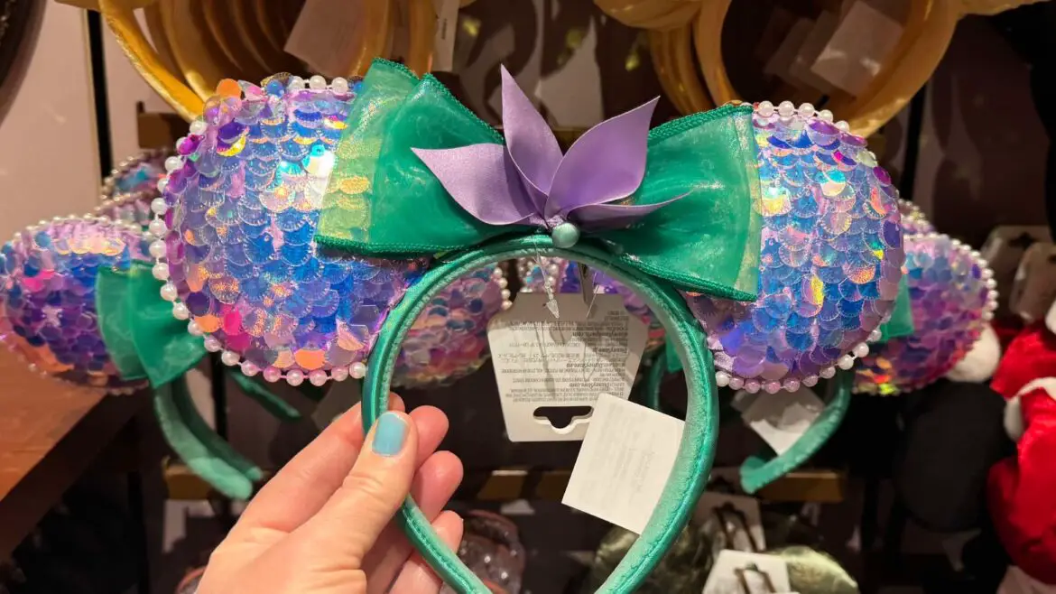 Seas the Day with Sparkle: The Ariel Ear Headband, a Tribute to The Little Mermaid!