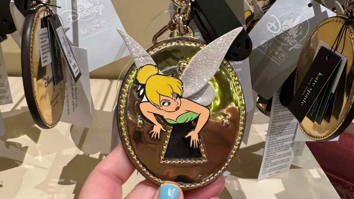 A Touch of Pixie Dust: Kate Spade’s Leather Tinker Bell Bag Charm Recreates an Iconic Peter Pan Moment