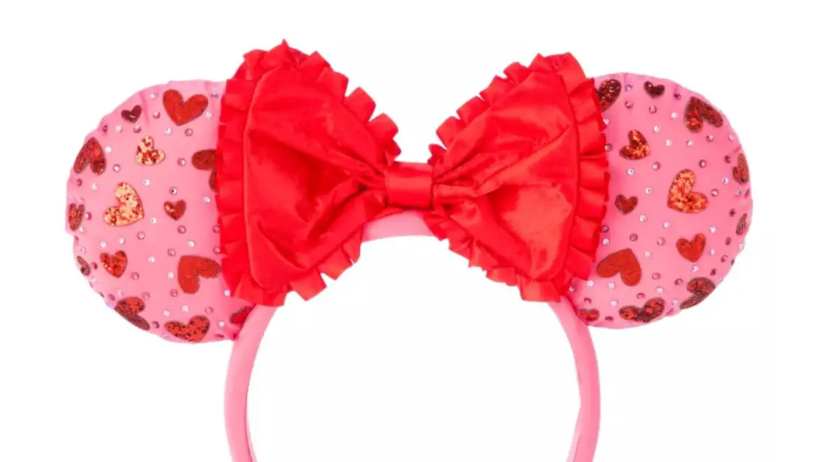 Love is in the Air (and on These Ears!) With The Minnie Mouse Valentine’s Day Ear Headband!