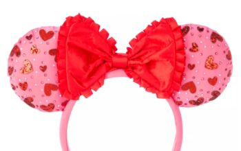 Minnie Mouse Valentine's Day Ear Headband