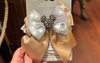 Mickey Mouse Bow Hair Clip