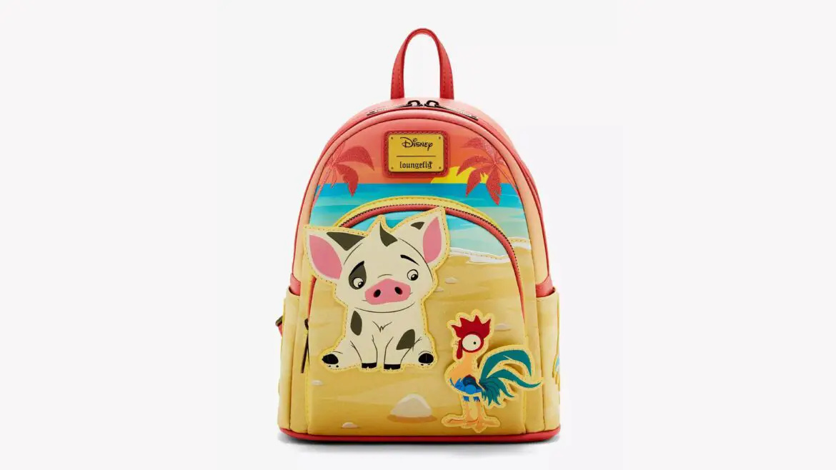 BoxLunch Exclusive: Set Sail with the Pua and Hei Hei Sunset Mini Backpack