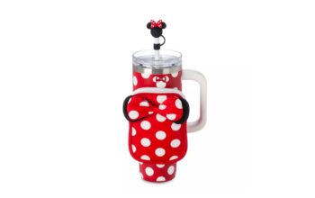 Minnie Mouse Icon Stainless Steel Travel Tumbler with Zip Case