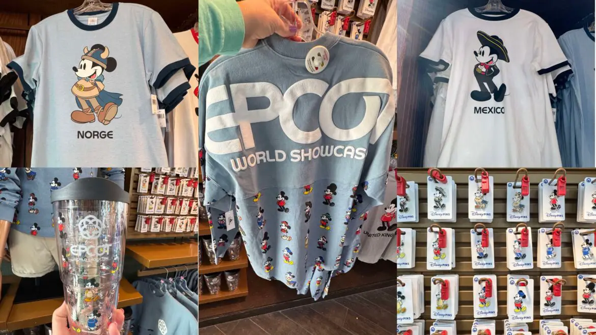 New Mickey Mouse Epcot World Showcase Collection Is Your Passport To Fun!