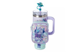 Stitch Cosmic Travel Tumbler with Zip Case