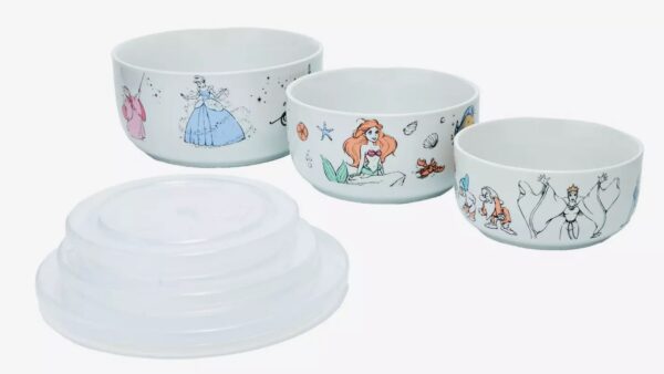 Disney Princess Ceramic Bowl Set