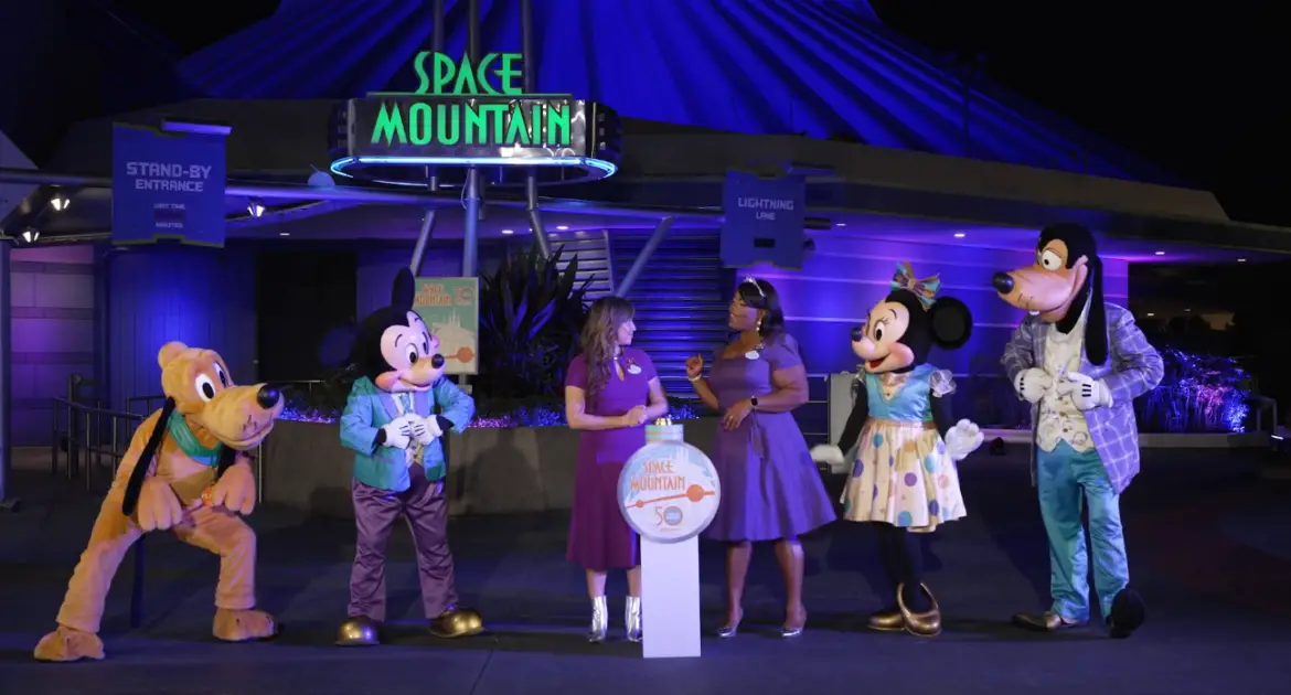 Space Mountain Blasts Off into the Next 50 Years with Star-Studded Celebration!