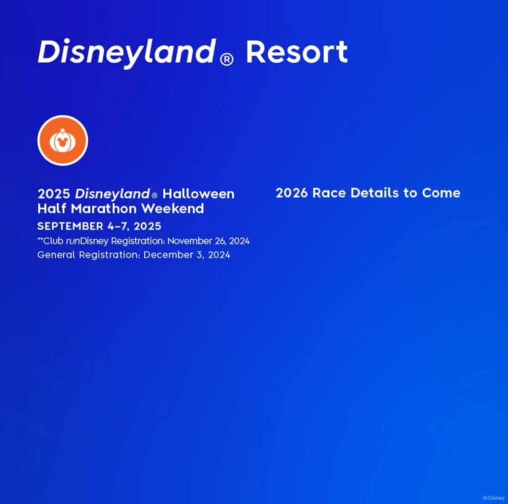 runDisney 20252026 Race Schedule Unveiled Chip and Company