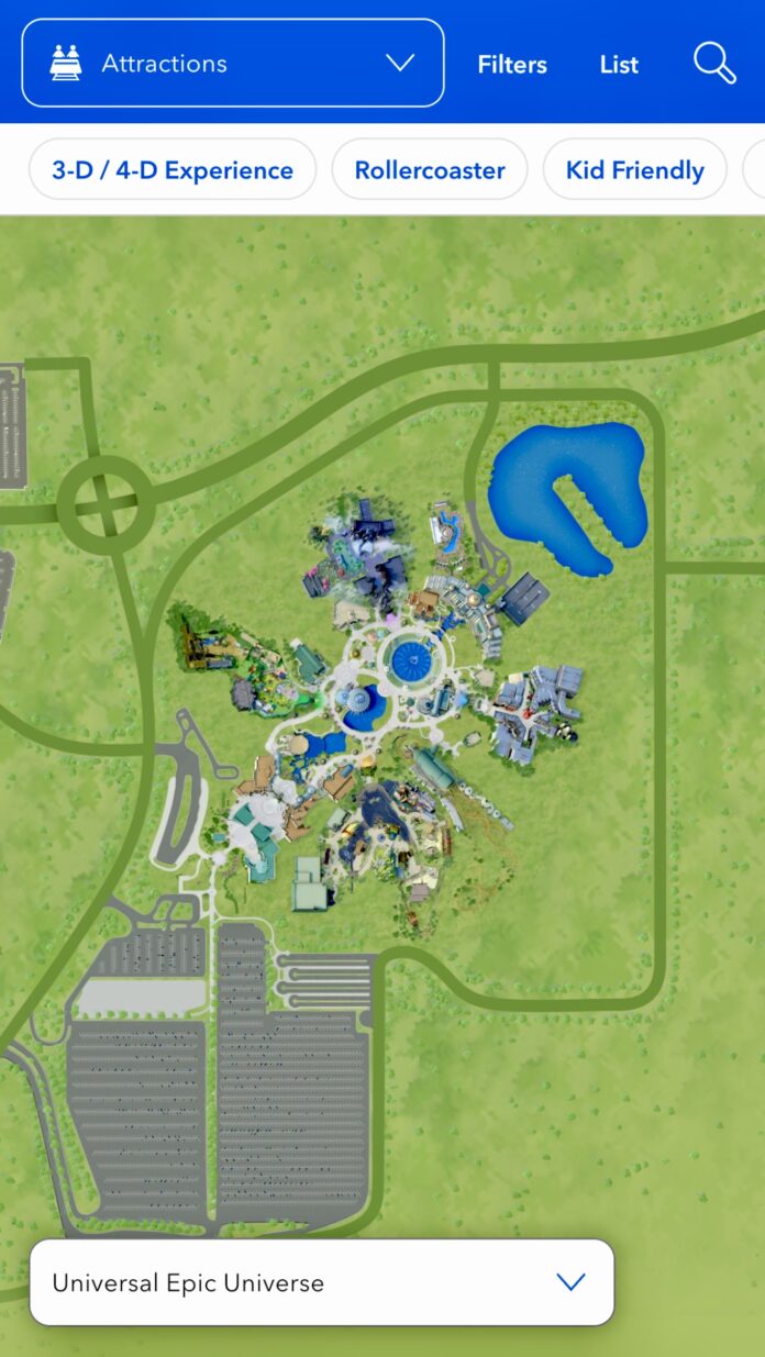 Epic Universe Park Map Now Showing in Universal Orlando App | Chip and ...
